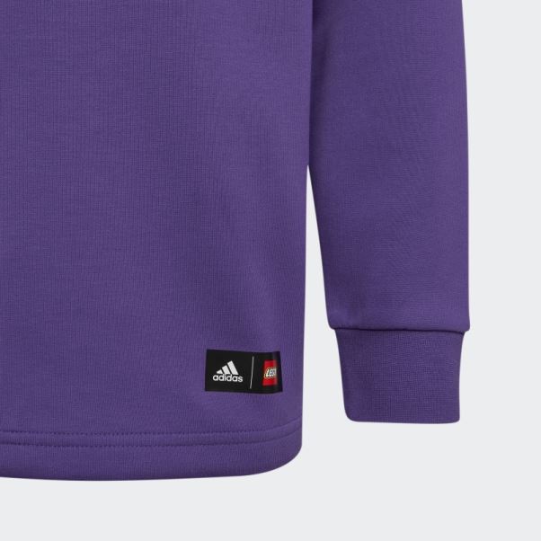 Adidas X Classic Lego Hoodie Fashion Sharp Violet