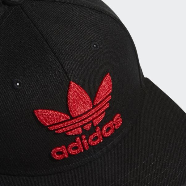 Adidas Trèfle Chaîne Snapback Chapeau Noir