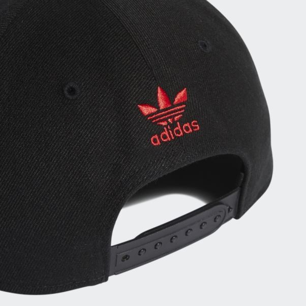 Adidas Trèfle Chaîne Snapback Chapeau Noir