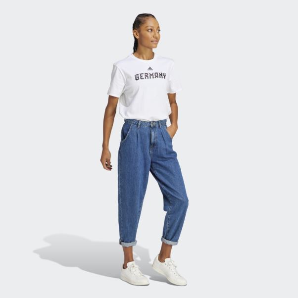 Tee Shirt Allemagne Coupe Du Monde Fifa 2022 Blanc Adidas