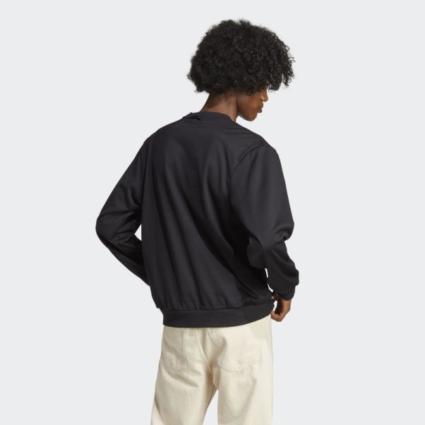 Sweat Adidas Aventure Hiver Crewneck Noir
