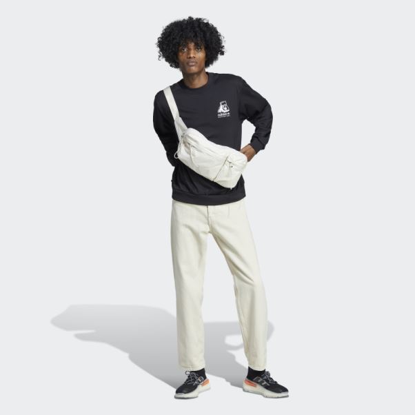 Sweat Adidas Aventure Hiver Crewneck Noir