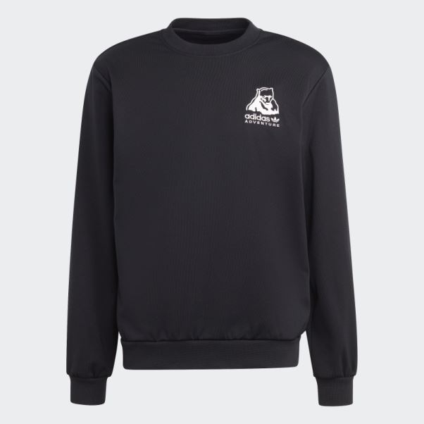 Sweat Adidas Aventure Hiver Crewneck Noir