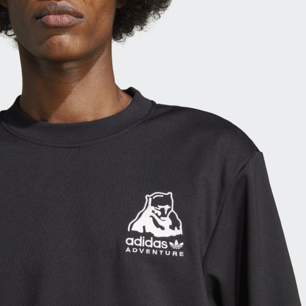 Sweat Adidas Aventure Hiver Crewneck Noir