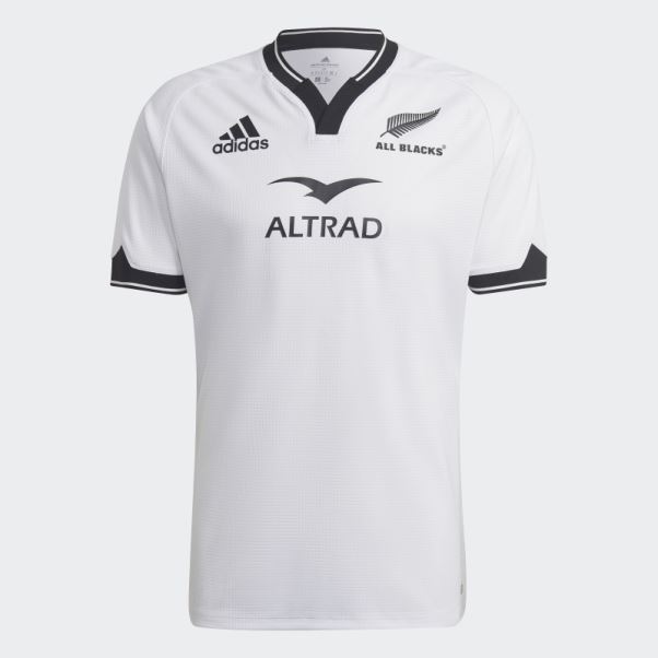 Adidas Maillot All Blacks Rugby Replica Extérieur Blanc