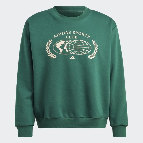 Sweat Adidas Club De Sport Vert
