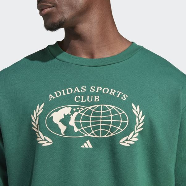 Sweat Adidas Club De Sport Vert