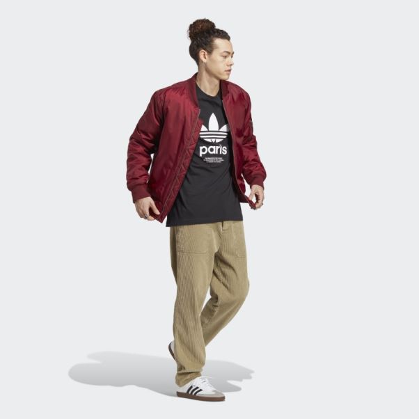 Adidas Icone Paris City Originals T-shirt Noir