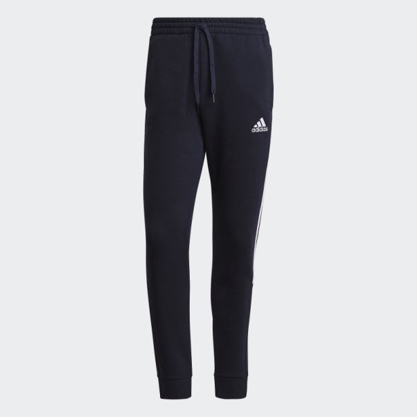 Pantalon Fuselé à 3 Bandes En Molleton Essentials Adidas Ink
