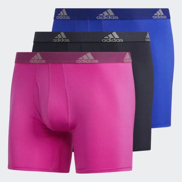 Boxer Performance 3 Paires Bleu Adidas
