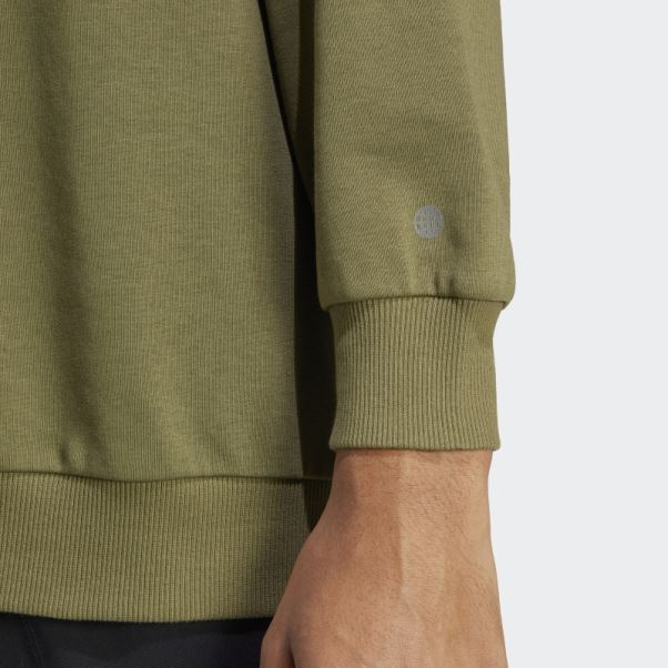 Sweat à Capuche Avec Grand Logo Terrex (non Genré) Adidas Olive