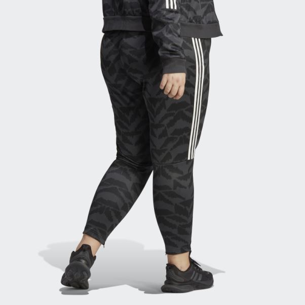 Pantalon De Survêtement Adidas Tiro Suit Up Lifestyle (taille Plus) Carbone
