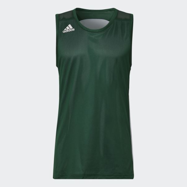 3g Speed Maillot Réversible Adidas Vert Foncé