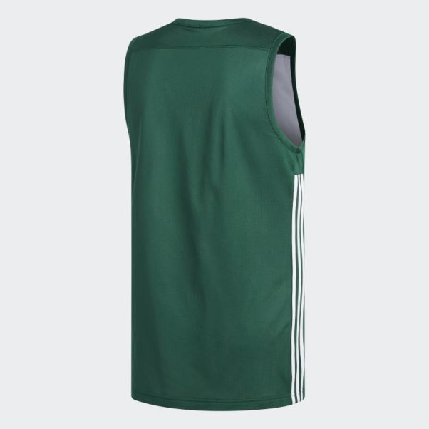 3g Speed Maillot Réversible Adidas Vert Foncé