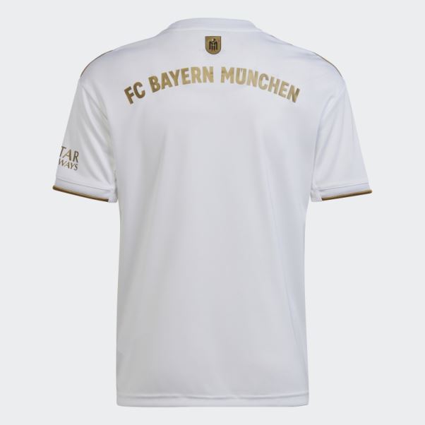 Maillot Adidas Fc Bayern 22/23 Extérieur Blanc