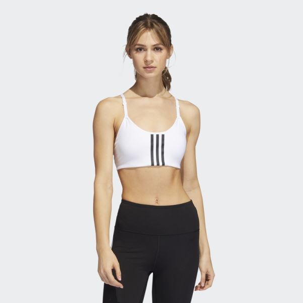 Soutien-gorge Léger Adidas Aeroimpact Training Blanc