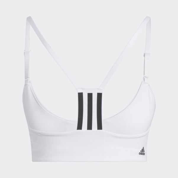 Soutien-gorge Léger Adidas Aeroimpact Training Blanc