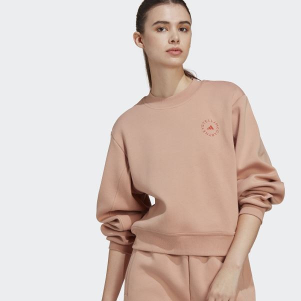 Adidas By Stella Mccartney Sweat Sportswear Amande Douce Chaud