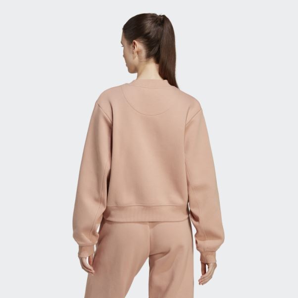 Adidas By Stella Mccartney Sweat Sportswear Amande Douce Chaud