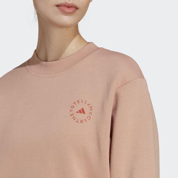 Adidas By Stella Mccartney Sweat Sportswear Amande Douce Chaud