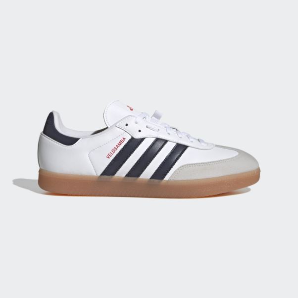 Les Chaussures De Vélo Végétaliennes Velosamba Adidas Blanc
