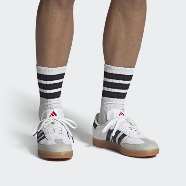 Les Chaussures De Vélo Végétaliennes Velosamba Adidas Blanc
