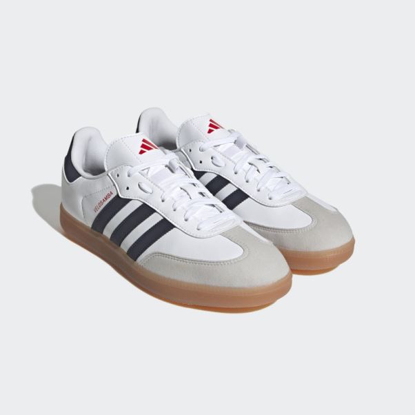Les Chaussures De Vélo Végétaliennes Velosamba Adidas Blanc