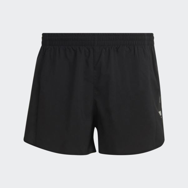 Short Noir Adidas Own The Run Split Mode