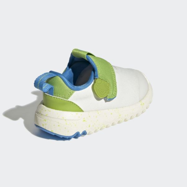 Adidas X Disney Suru365 Muppets Kermit Chaussures à Enfiler Blanc