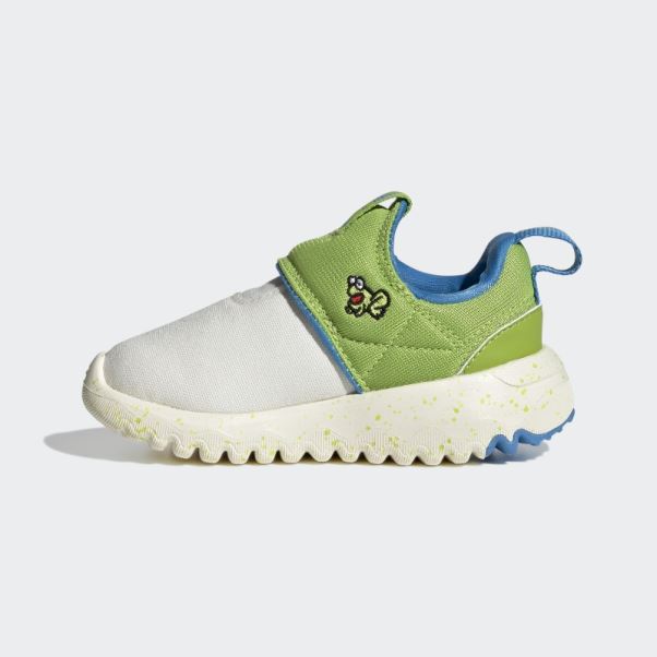 Adidas X Disney Suru365 Muppets Kermit Chaussures à Enfiler Blanc