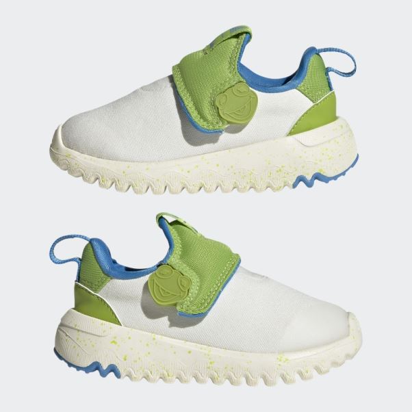 Adidas X Disney Suru365 Muppets Kermit Chaussures à Enfiler Blanc