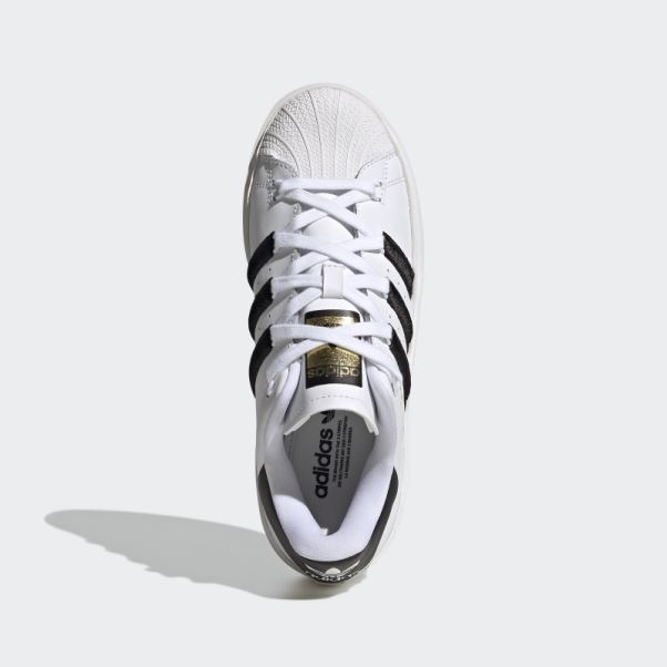 Chaussures Adidas Superstar Bonega Dorées Métallisées élégantes