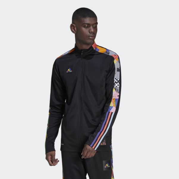 Veste De Survêtement Tiro Pride Adidas Noir