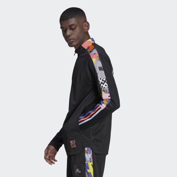 Veste De Survêtement Tiro Pride Adidas Noir