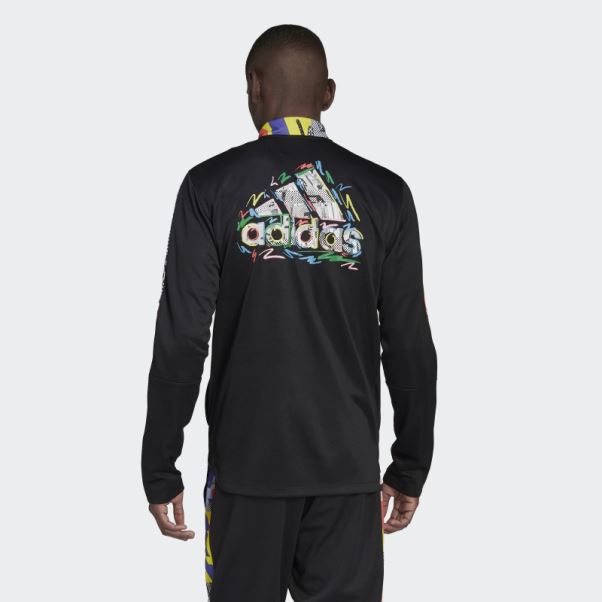 Veste De Survêtement Tiro Pride Adidas Noir