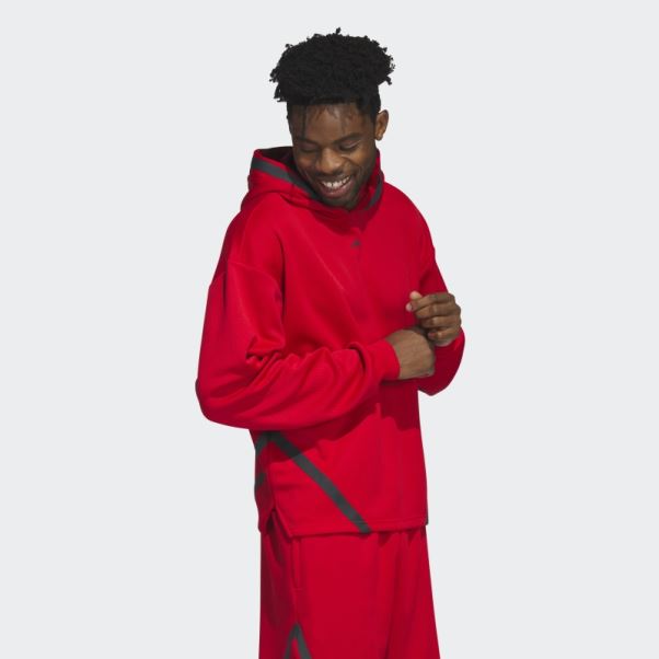 Sweat à Capuche Select écarlate Adidas