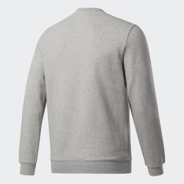 Nhl Fleece Crew Adidas Gris Moyen