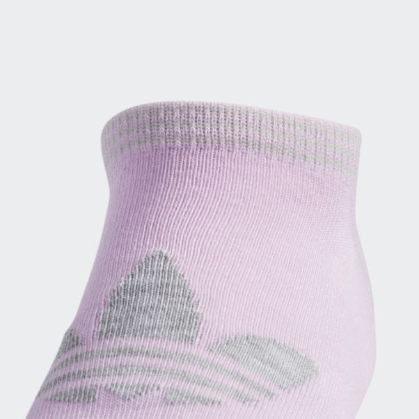 Chaussettes Invisibles Trèfle Superlite 6 Paires Violet Clair Adidas