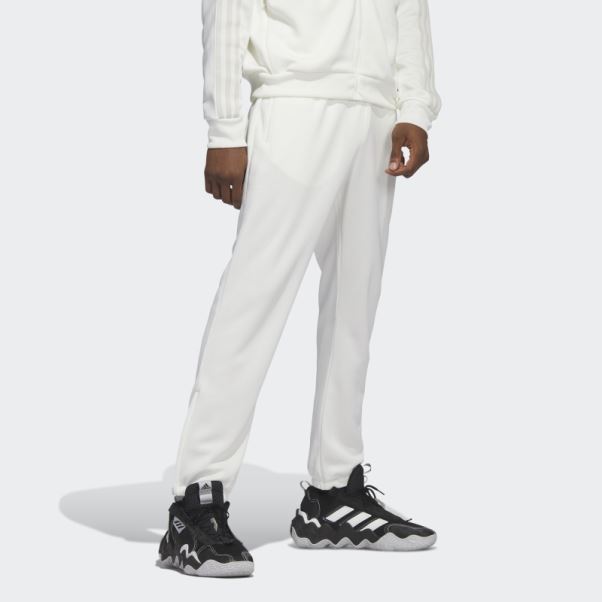Pantalon Adidas Select Blanc