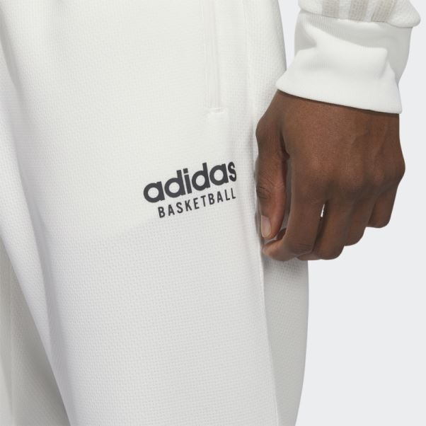 Pantalon Adidas Select Blanc