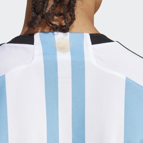 Maillot Domicile Adidas Argentine 22 Gagnants Blanc Homme