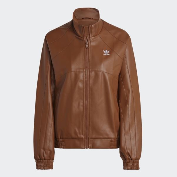 Veste En Similicuir Marron Centre Stage Adidas