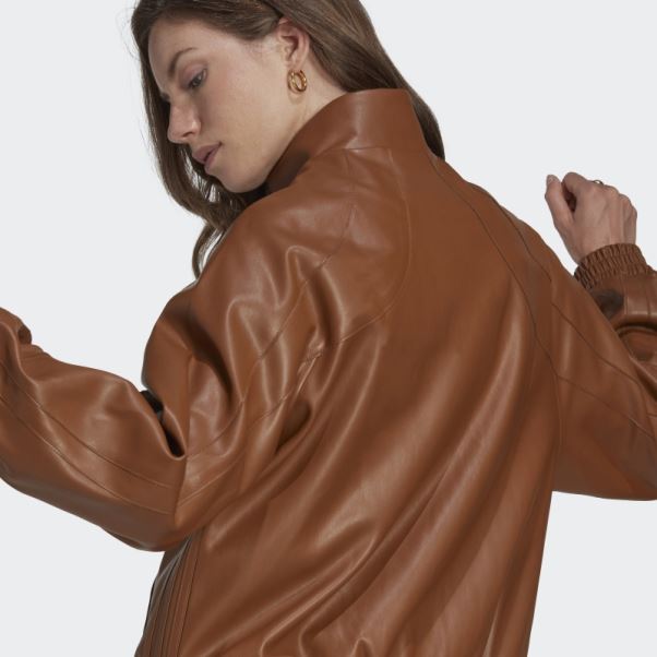 Veste En Similicuir Marron Centre Stage Adidas