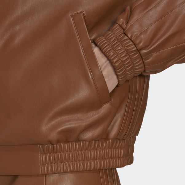 Veste En Similicuir Marron Centre Stage Adidas