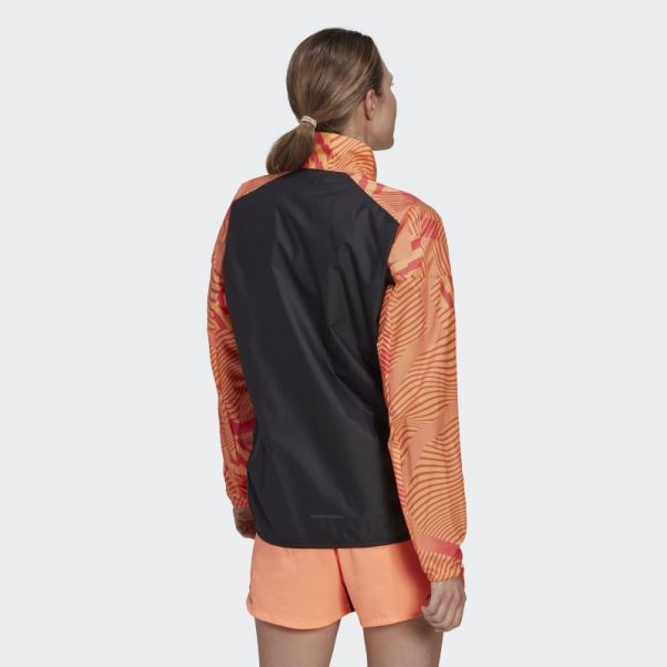 Lilas Terrex Trail Running Bca Coupe-vent Imprimé Adidas