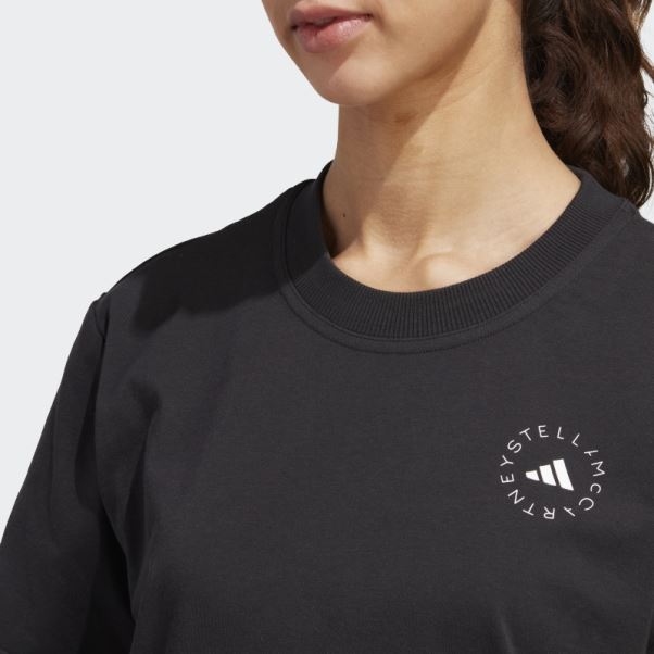 T-shirt Adidas By Stella Mccartney Truecasuals Regular Sportswear Noir