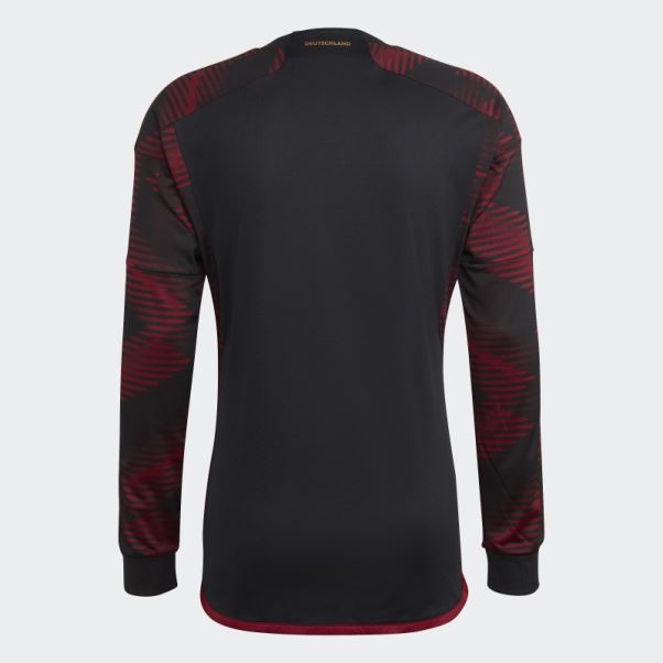 Adidas Maillot Extérieur Manches Longues Allemagne 22 Noir