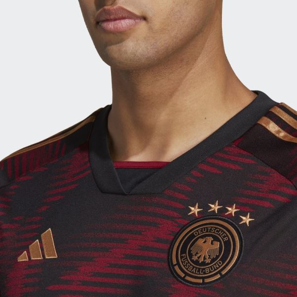 Adidas Maillot Extérieur Manches Longues Allemagne 22 Noir