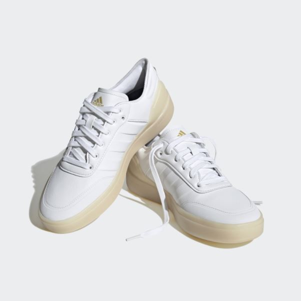 Adidas Court Revival Cloudfoam Modern Lifestyle Court Confort Chaussures Blanc