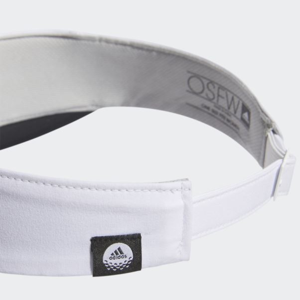 Visière Chinée Crestable Blanche Adidas